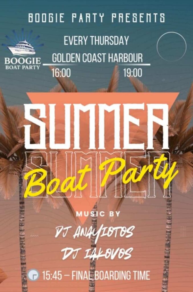 Boogie boat party