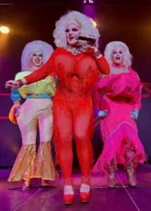 Stardust variety show cyprus colourful drag cast